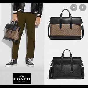 hamilton portfolio brief in signature canvas